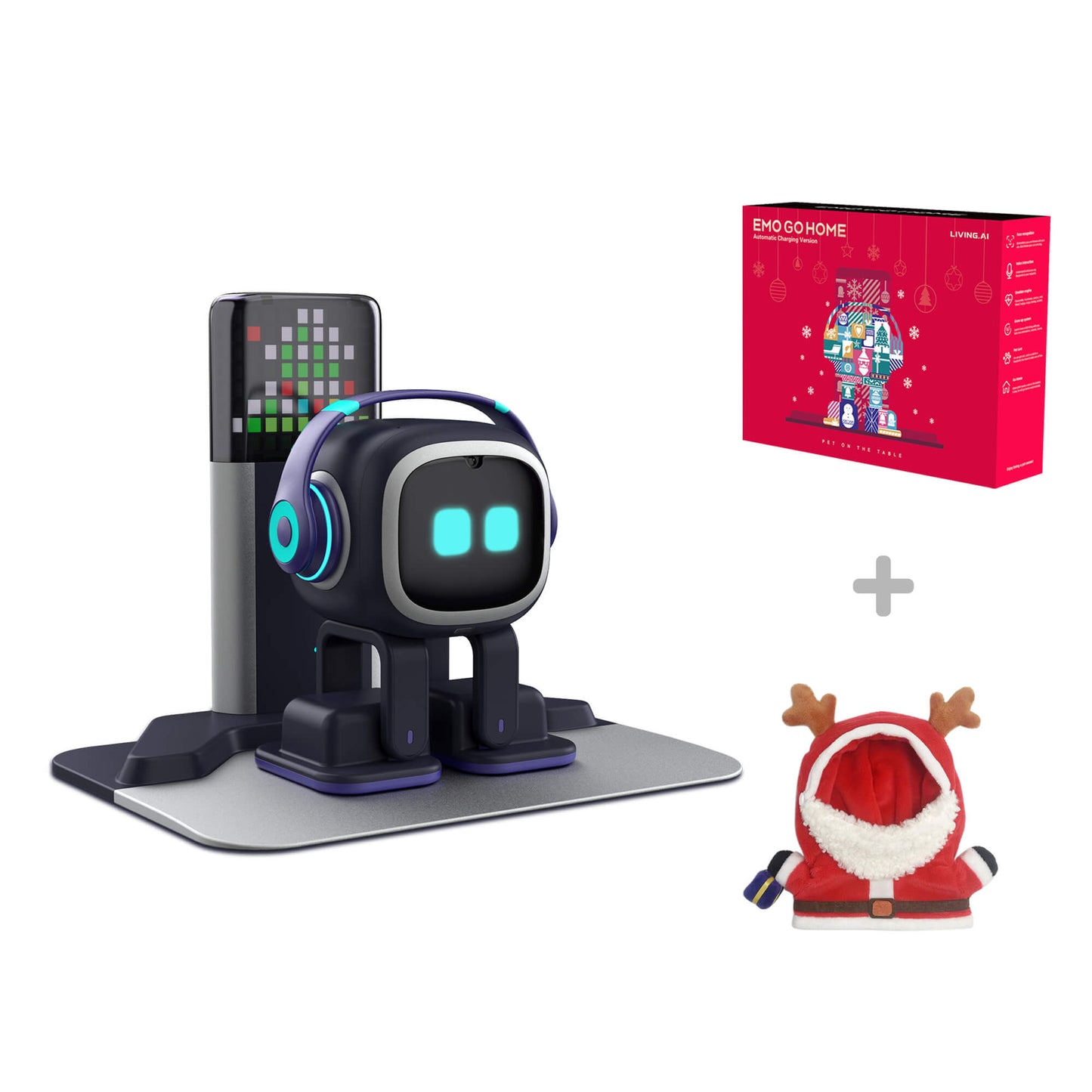 Product Details : EMO Pet Living AI- Desktop Pet Robot New Ho Home Version  With Charging Station